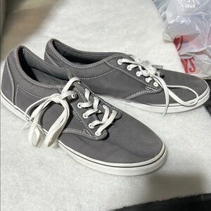 Vans Gray Canvas Women's Sneakers